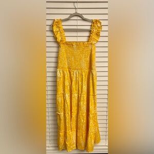 Torrid - NWT - Sunny Yellow Floral Midi Dress